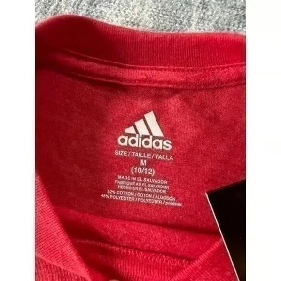 Boys adidas red tee - Picture 3 of 3